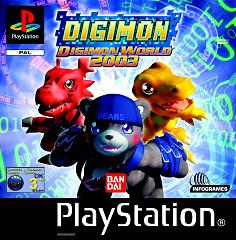 Juegos de Digimon (PSX, PS2, NINTENDO DS y GBA ) Caratula Digimon World 2003